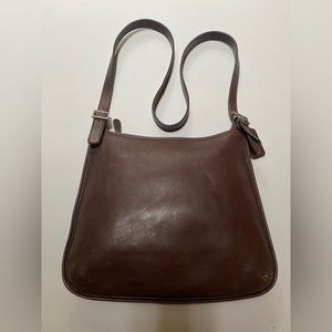 Vintage Coach leather hippie slim crossbody style #9146